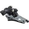 Переключатель передний SHIMANO DEORE, M4100-D, side-swing, direct mount, для 2x10 скоростей, угол:64-69, для 38T, CL:48,8/ IFDM4100D4